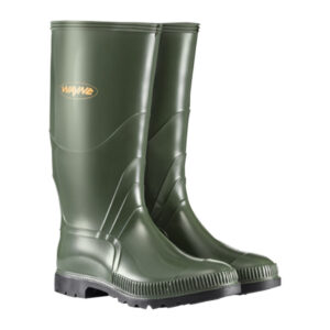 Wayne Gumboots Mens Olive/Black F1090 Size 9