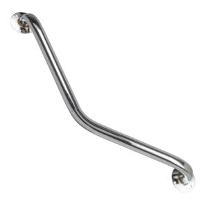 Disabled Grab Rail Chrome Plated Dog Leg