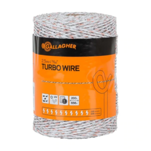 Gallagher Turbo Wire White