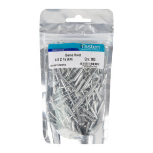 Ifasten Rivet Dome 4.0Mmx15Mm 100 Pp