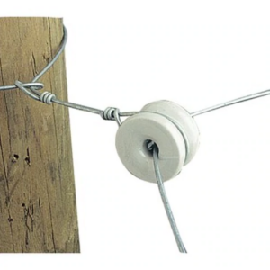 Gallagher Porcelain Insulator Reel 45 Mm - 10 Per Pack