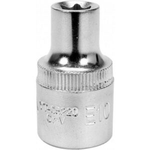 Torx Socket - Female - Chrome Vanadium - 1/2" Connector - E10 - YT-05220