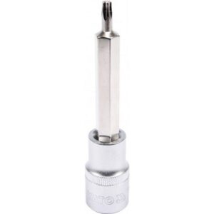 Torx Bit Socket - Male - Chrome Vanadium - 1/2" Connector - Long - T25 x 100mm - YT-04321