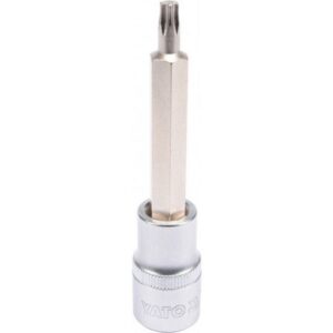 Torx Bit Socket - Male - Chrome Vanadium - 1/2" Connector - Long - T30 x 100mm - YT-04323