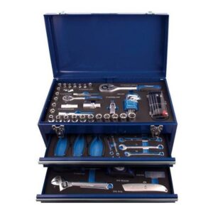 Tool Chest - Foam Trays - Carry Handles - Professional - 94 Pieces - 49 x 27 x 23 cm - TOOT2633