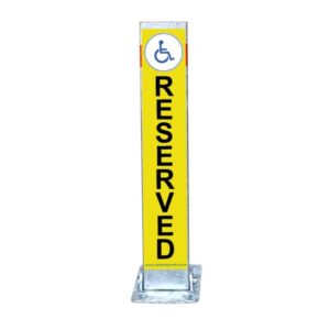 Parking Reservation Lock - Wheelchair - Steel - 1M - SXS1000
