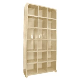 Pigeon Hole Steel Cabinet - 18 Compartment - 180 x 90 x 45 cm - PH002-ivory