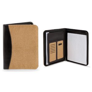 A4 Cork Folder With Notepad And Inner Pockets & Compartments