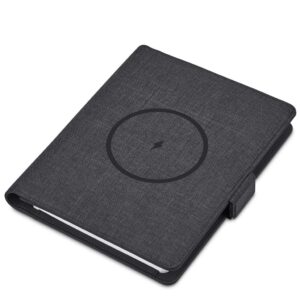 A5 Portfolio Notebook With Integrated 15W Wireless Charger