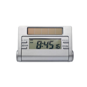 Solar foldable alarm clock