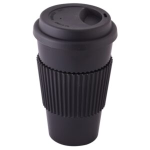 Black Eco Friendly Bamboo 350ml Tumbler & Travel Mug