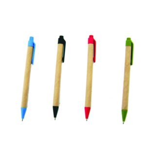 Eco friendly recycled pen – blue trim