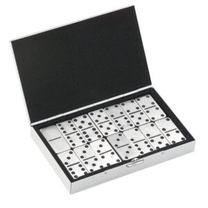 Domino Set In Aluminium Box