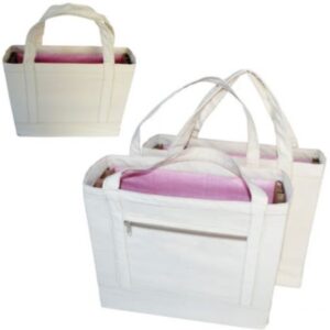 Recycled Plastic & Canvas Shoulder Bag – Size: 370mm x 330mm x 1