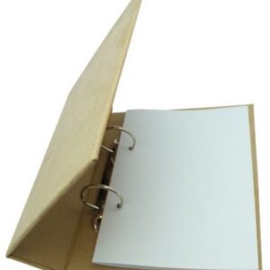 Recycled Leather A5 Lever Arch File – Plain – Min Order: 250 uni