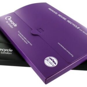 Recycled Polypropylene A4 Document Wallet – Printed 1 Colour – M