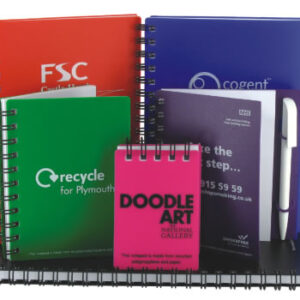 Recycled Polypropylene & Paper A4 Notepad – 1 Col: 1 Cover (pos)