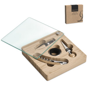 Eco Friendly Bamboo Wine Accessories Set
