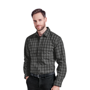 Enviro Eco Friendly Lounge Shirt Long Sleeve. Charcoal/Black or Navy/Blue