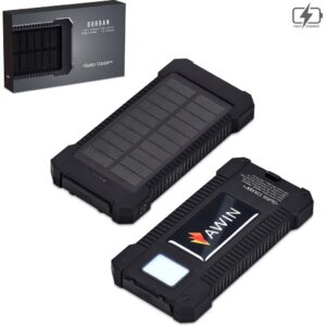 Fast Charge 20W Solar Power Bank -10000mAh Rugged & Durable Design Powerbank