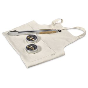 Gourmet Braai Gift Set – Cotton Apron, Tongs & Braai Spices