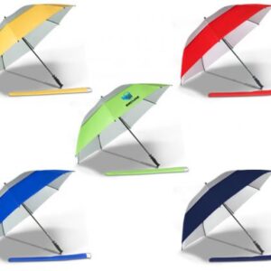 Eagle Golf Umbrella – Avail in: Red/Silver, Yellow/Silver, Royal Blue/Silver, Navy/Silver, Lime/Silver