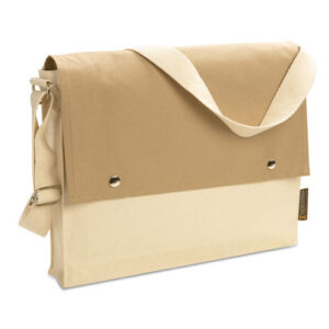 Organic cotton document bag