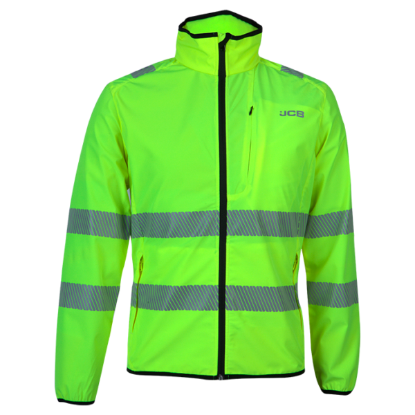 JCB Windbreaker Jacket – Hi Reflective Neon With Silver Reflective ...