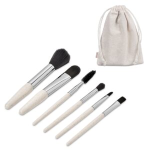 Makeup Brushes & Cosmetic Set in Cotton pouch – Eco Ladies Gift