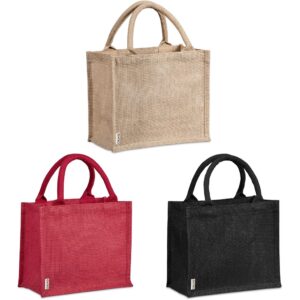 Miyag Midi Jute Gift Bag – Multiuse Shopper, Tote or Beach Bag