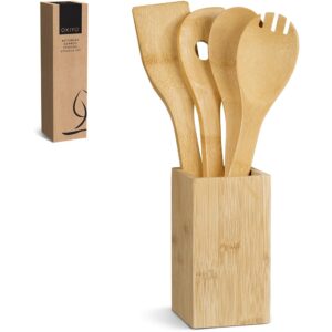 Okiyo Eco Friendly Bamboo Cooking Utensils Set