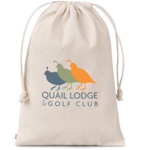 Okiyo Eco Friendly Chikara Cotton Maxi Drawstring Pouch