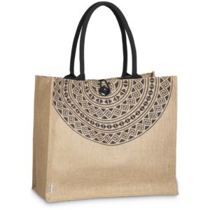 Okiyo Eco Friendly Kashira Jute Tote Shopper