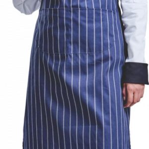 Apron Full Butcher Navy/Stripe