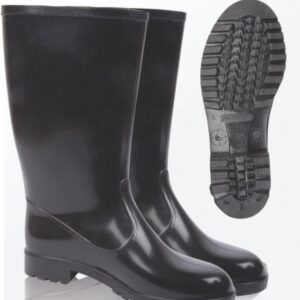 Gumboot Pvc Ladies Black . Sizes: 3-9