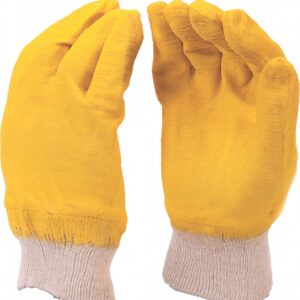 Latex Glove Comarex Fully Dipped Knit Wrist