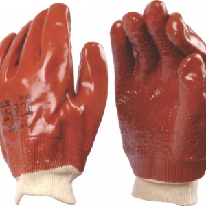 Glove Pvc Open Cuff Brick Extra Heavy Weight