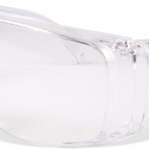 Safety Specs Wraparound. Available Clear, Green or Amber