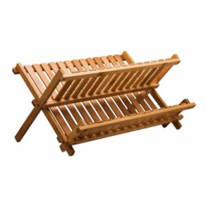 Bamboo Dish Rack (450X340X240MM) – MOQ: 24 units