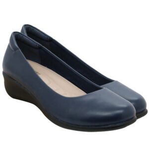 Bata Ladies Closed Slip On Pump – Avail in: Black, Navy
