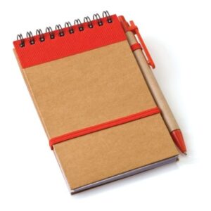 Eco-Friendly Punk Notebook-Red