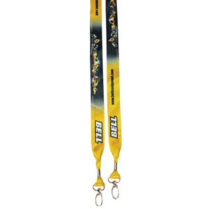 Dye sublimation open lanyard with double clip – Available in ma