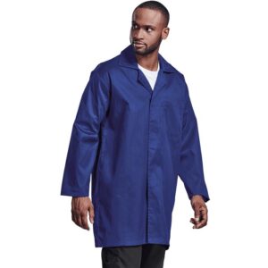 Barron Food Safety Dust Coat – Available in: Royal Blue or White
