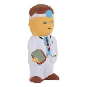 Personalised Doctor Shaped Stress Ball – Avail in: Neutral