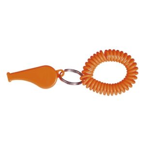 Whistle With Wrist Strap – Avail in: Blue, Ornage, Red, White or Yellow