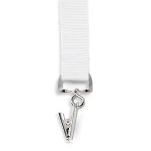Satin Lanyard With Crocodile Clip