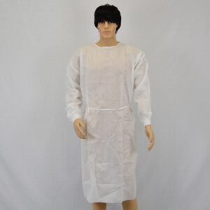White Disposable Medical Gown – Min 100 Units