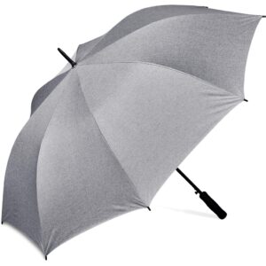 Strong & Large Wolseley Golf Umbrella With Auto-Open & Foam Handle – Grey Melange