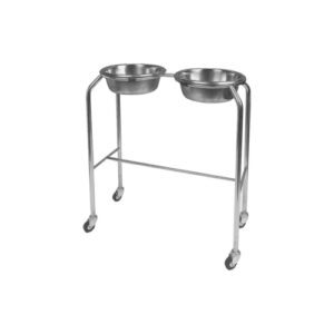 Mobile double bowl stand ST 331