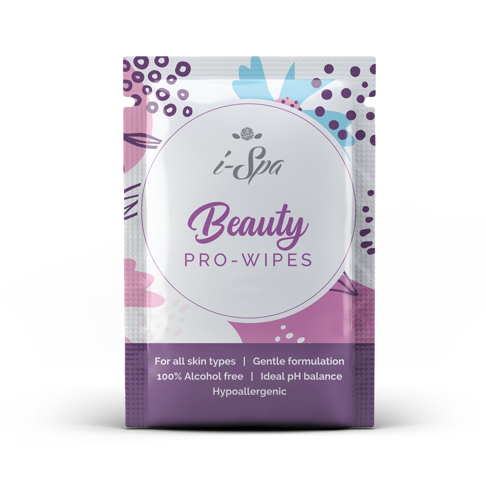 i-Spa Beauty Pro-Wipes - Individual - 50 Wipes - Image 2